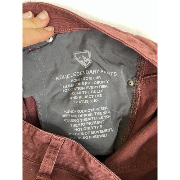 Kuhl Womens 10 Short Petite Brooke Skinny Pants Red Currant Style 6284 - Picture 3 of 7